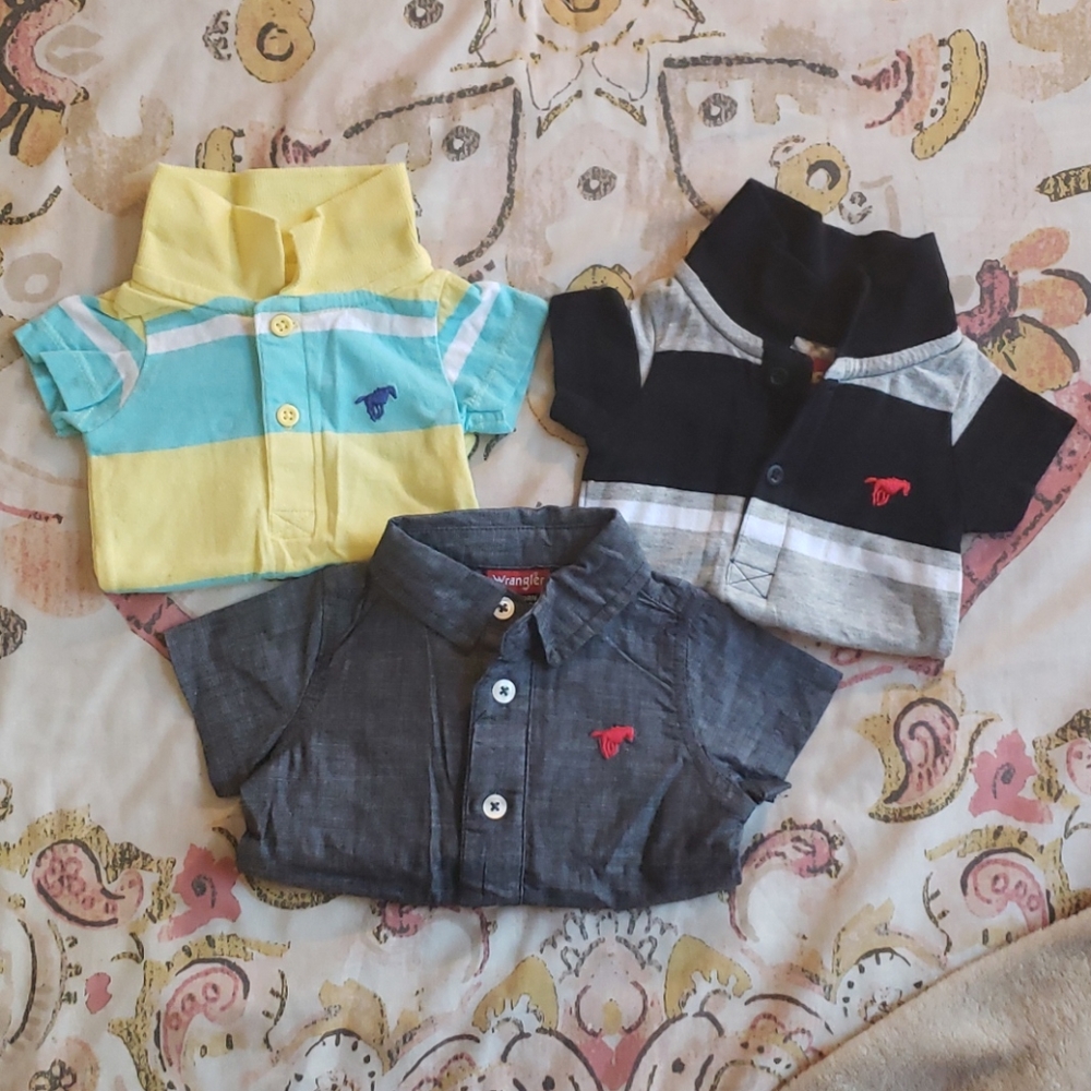 NWOT Wrangler Bodysuits Size NB